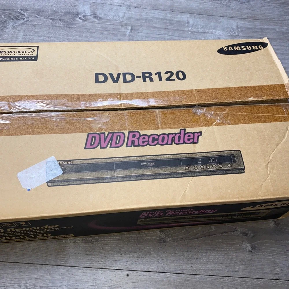 Samsung DVD-R120 Multi Format DVD Recorder Silver Open Box DV Input IEEE1394